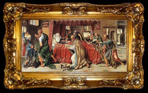 framed  CLEVE, Joos van Death of the Virgin df, ta009-2
